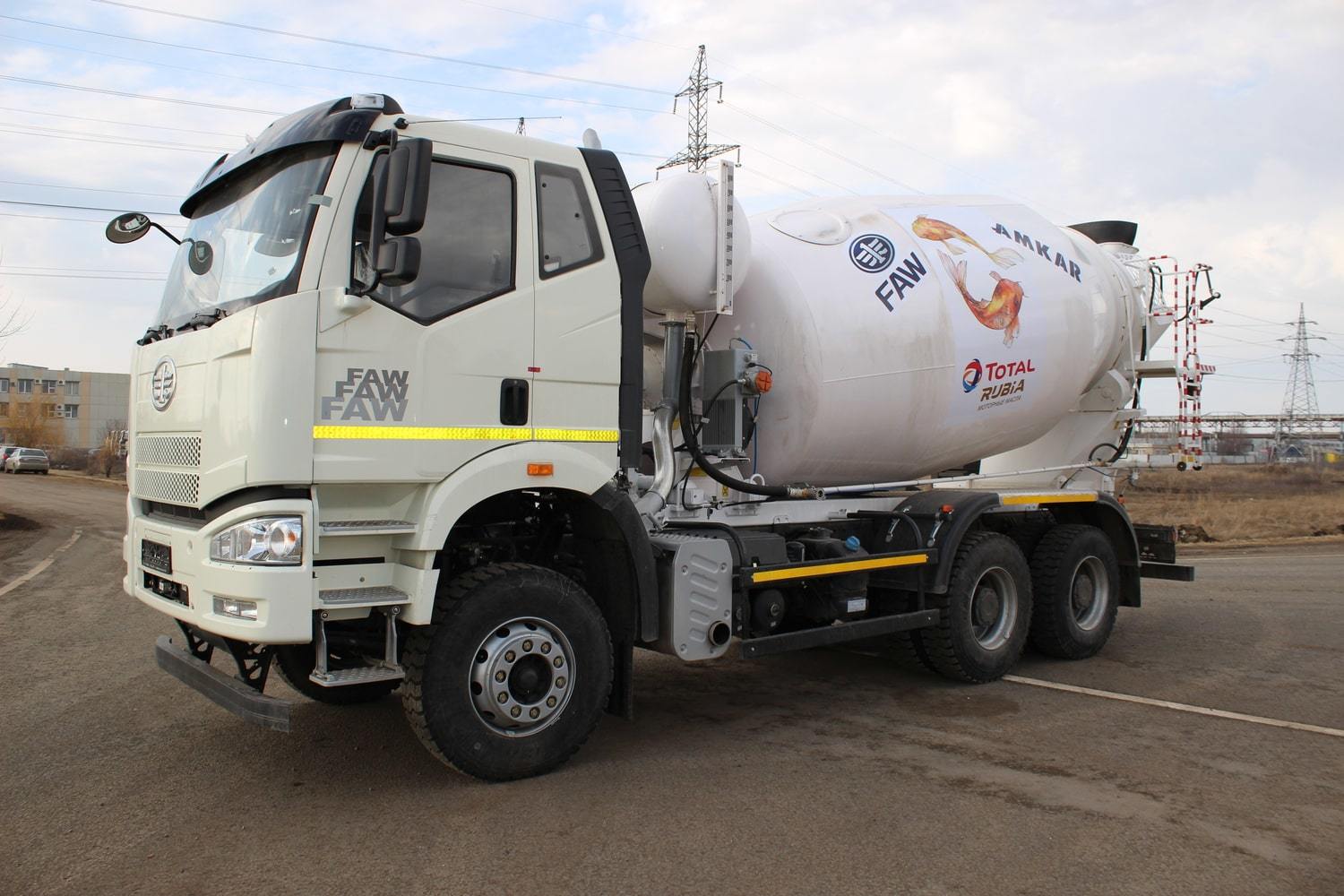 Автобетоносмеситель FAW 6х4 AMKAR