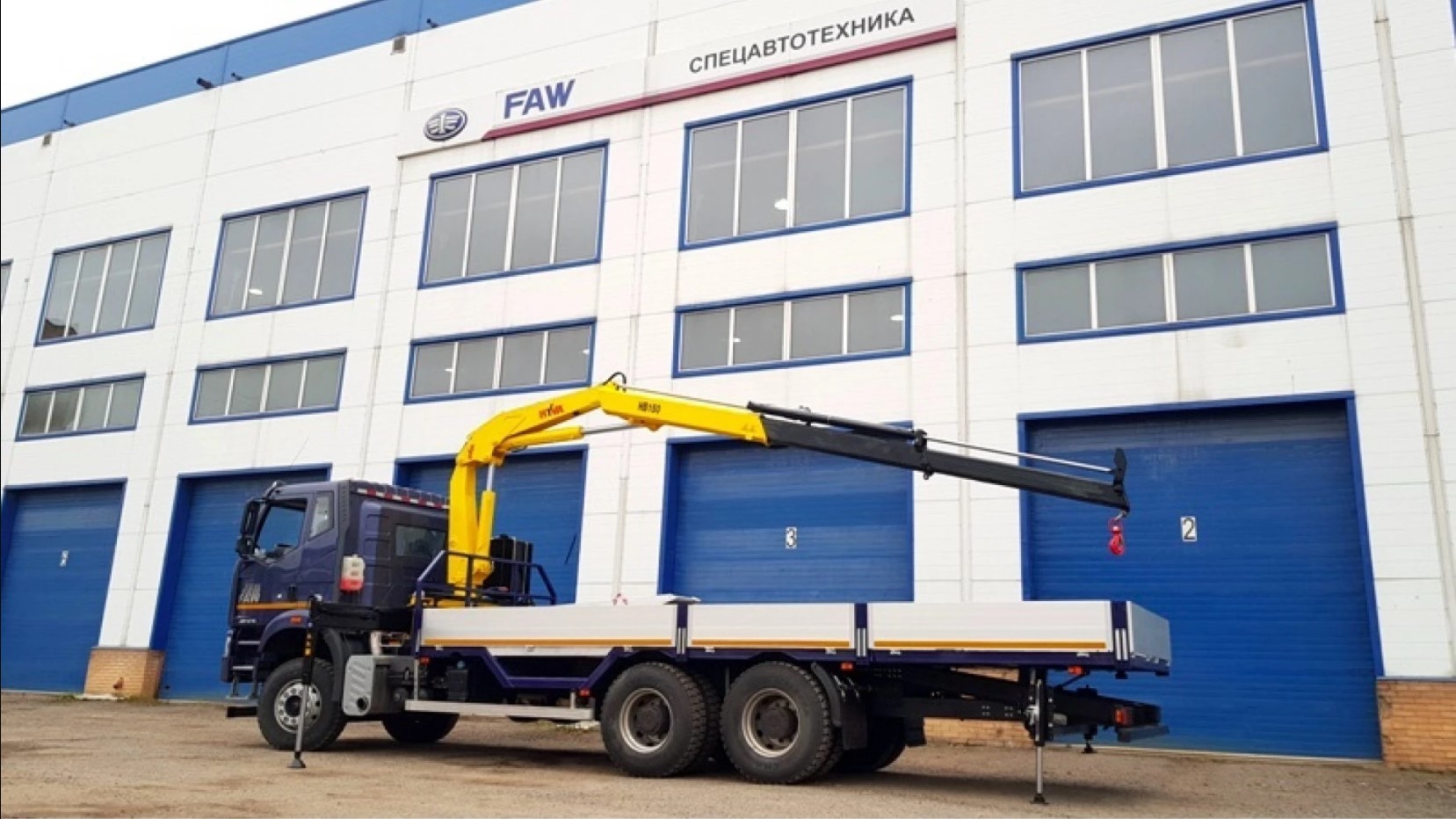 Бортовой трансформер FAW 6х4 HYVA